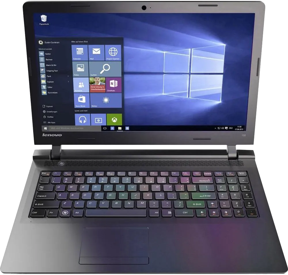Настройка ОС Lenovo 100 15